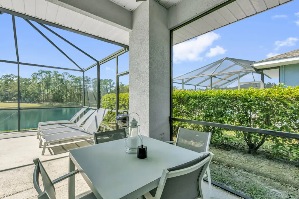 Outdoor seating area