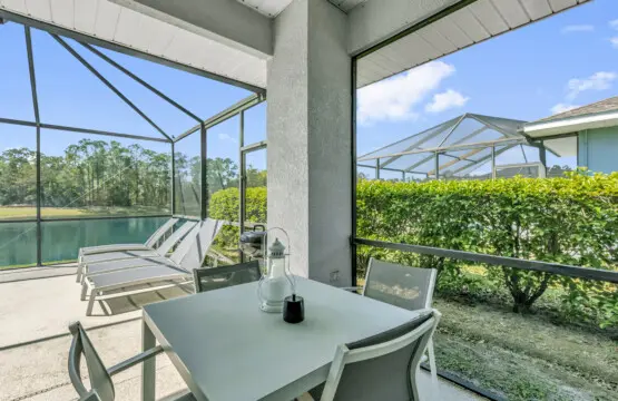 Outdoor seating area