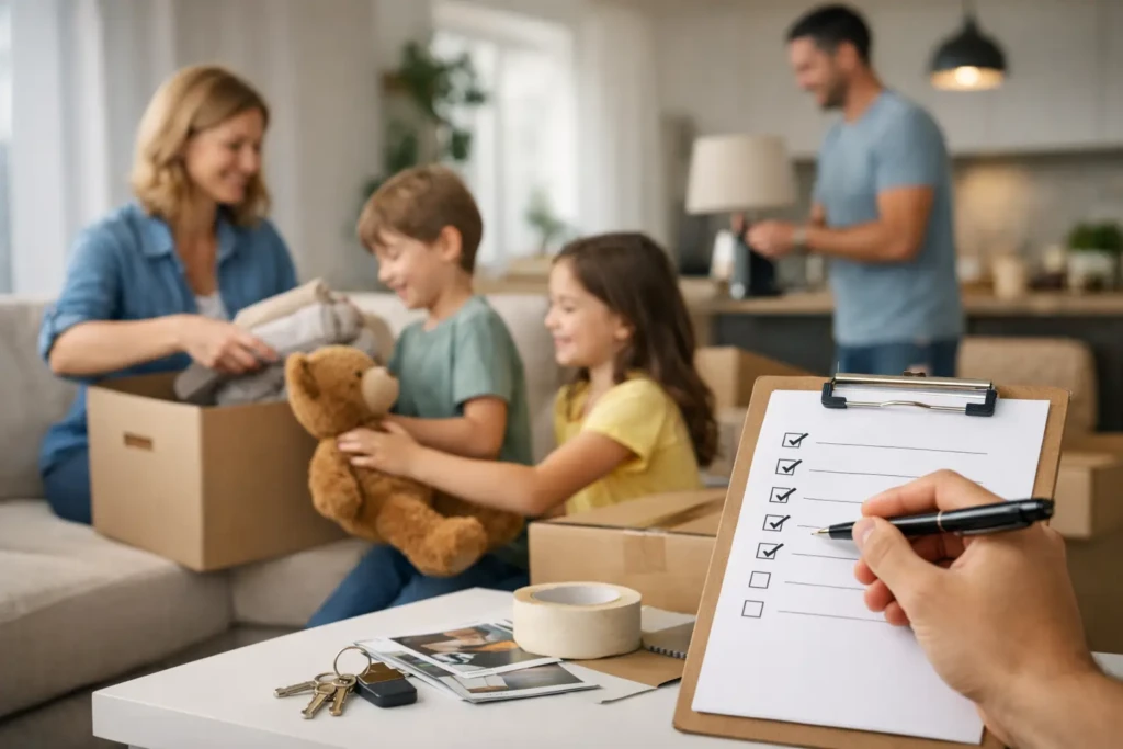 Furnished Rental Move-In Checklist for Families