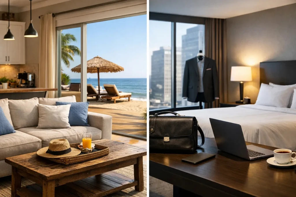 Vacation Rental Versus Corporate Lodging