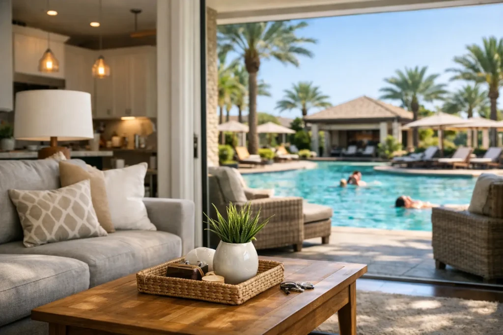 Furnished Home Rental With Resort Pool Access