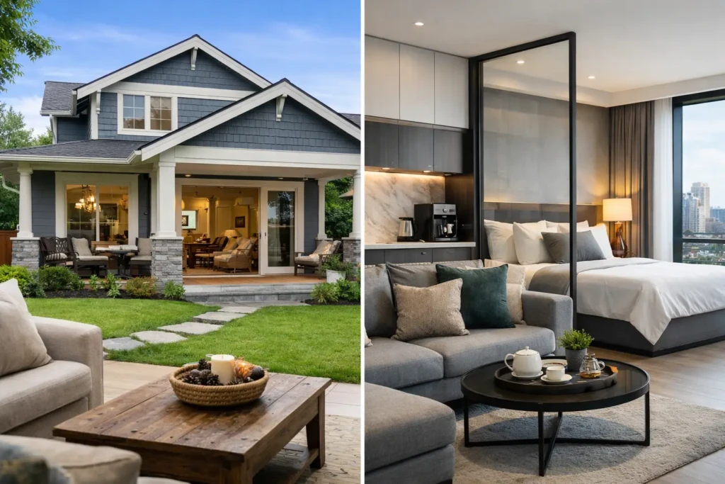Furnished House Versus Serviced Apartment Compared